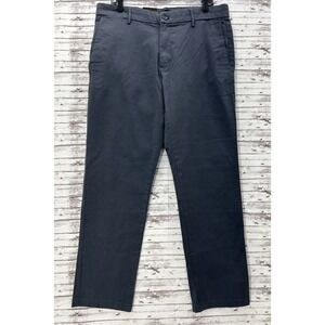 Banana Republic Straight Slim Chino Pant Gray Men's Size 34x29 Stretch Fit New